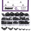 Swpeet 110Pcs 7 Sizes M3 M4 M5 M6 M8 M10