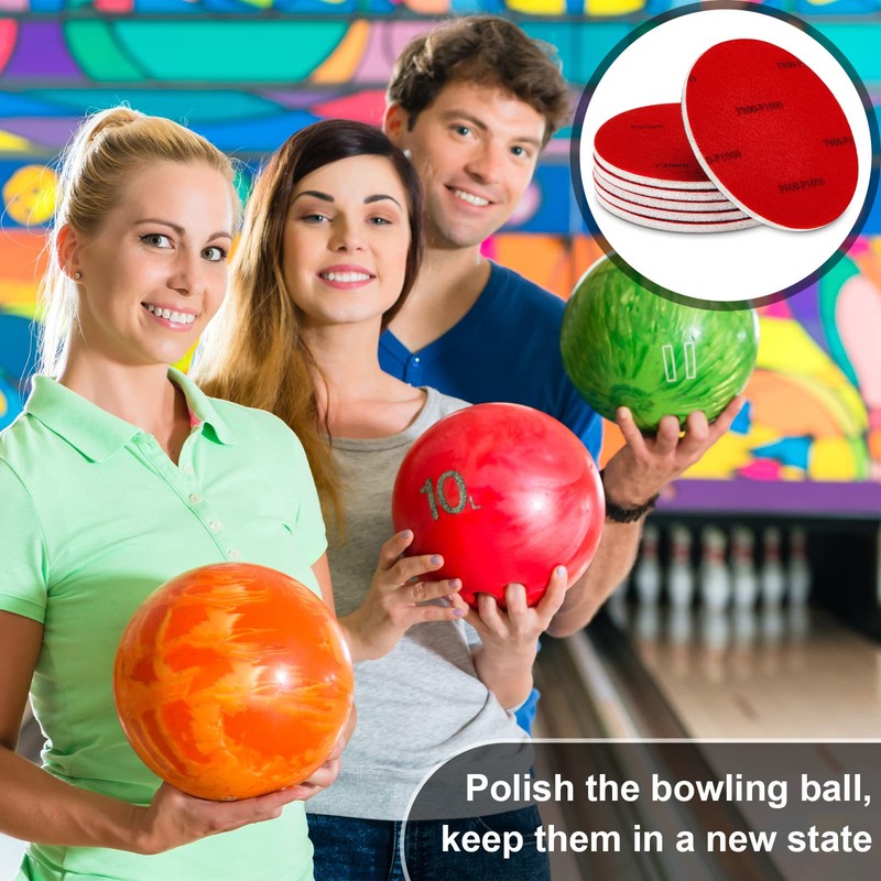Maitys 6 Pieces Bowling Sanding Pads 1000 Grit Bowling Ball