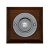 Modern Living Square Wireless Doorbell in Tudor and Brushed Nickel