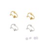 Earring Clip Backs Clip-on Converter Components Findings with Post for
