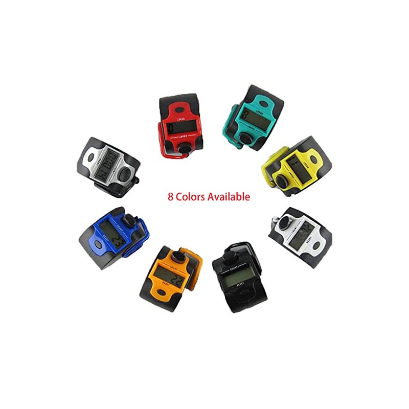 TopHomer Electronic Tally Counters, Manual Digital Counter with Finger Ring,