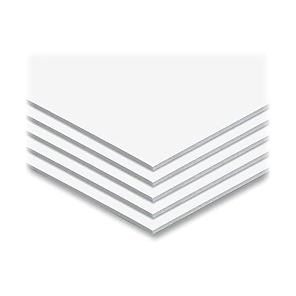 White Foam Boards - 3/16" Thickness - Gloss Finish -