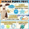 10Pcs Dog Chew Toys for Small Dogs, Puppy Teething Ball