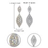 EVER FAITH Women's Earrings Austrian Crystal Wedding Bridal Charm 2