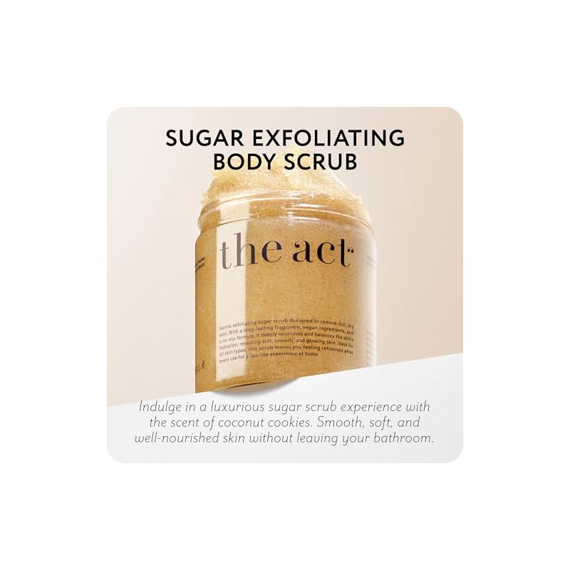 The Act Exfoliante Corporal De Azúcar: Exfoliante Natural Para Una