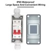 DC Isolator Switch, IP65 Waterproof Isolator Switch, Surge Protection, Lightweight
