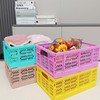 PTEREIW 4 Pack 20L Large Closet Storage Baskets Bins for