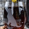 Golden Retriever Stemless Wine Glasses (Set of 2) | Unique