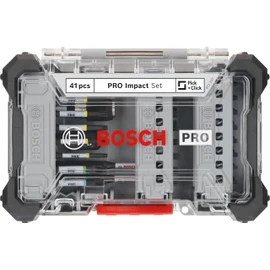 Bosch 41x Pro Impact Set, 41-Piece (200 x 107 mm, Professional Accessories Screwdriver, Screwdriver)