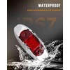 cciyu 8x Red Light LED Trailer Marker Light w/Chrome Bezel