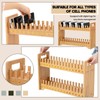 Cinnvoice Bamboo Cell Phone Holder Classroom Heavy Duty Widened 30