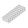 PATIKIL 100pcs Dowel Pins M1.5 x 6mm Stainless Steel Round