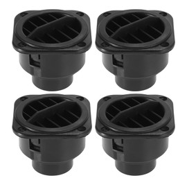 X AUTOHAUX 4pcs Warm Air Vent Outlet 42mm Auto Car Heater Duct Hose Pipe 360 Degrees Rotatable Car Parking Heater Air Conditioner Steering for Car Bus Boat