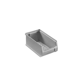 SuperSparSet 40 x Grey Storage Boxes 2.0, H x W x D 7.5 x 10 x 17.5 cm, 0.8 Litres, Storage Container, Storage Box, Sorting Container