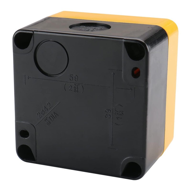 BAOMAIN 10-Pack Red Sign E-Stop Button, 1NO1NC 660V 10A Waterproof