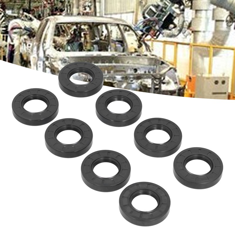 8Pcs Shaft Seals O Type Oil Resistance Industrial Mechanical Bearing