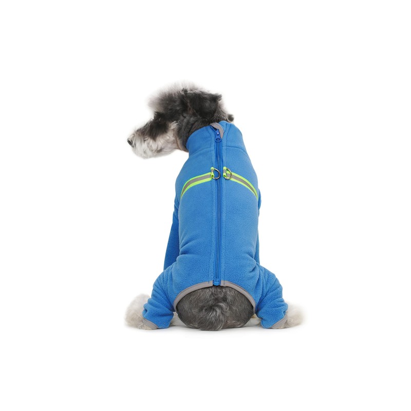 Dog Fleece Warm Clothes, Puppy Winter Long-Sleeved Four-Legged Clothes, Puppy