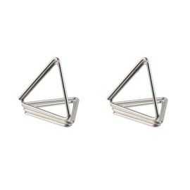 Xiaoyztan Triangular Place Card Holder Clips Small Size Table Number Holder Paper Clips Cute Bookmark For Photos Table Centerpieces Wedding Party Home Decors Store Price 20 Pcs Silver