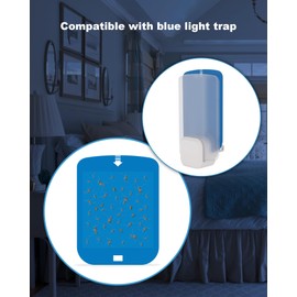 Shootingstar 10 Pcs Refill for STEM Blue Light Trap, Replacement Sticky Pads Compatible with Raid/Wondercide Flying Insect Light Trap Plug in
