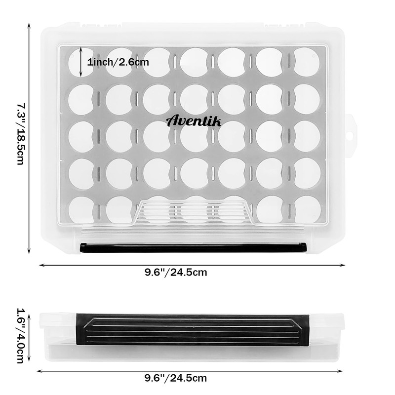Aventik Fly Tyers Spool/Stash Box: Essential Gear for Anglers Compact