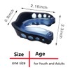 2Pcs Football Mouth Guard, Sports Mouth Guard Football Mouthpiece Youth