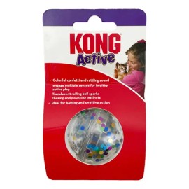 Pelota Interactiva Kong Active Confetti Ball Para Gatos