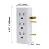 Projectpak 6 Outlet Vertical Extender Wall Tap - Split 2