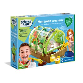 Clementoni - Mon Jardin Sous Serre - Coffret de Laboratoire - Jeu Scientifique de Nature - Activités Pour des Expériences Botaniques - À partir de 7 Ans - Français - 525645