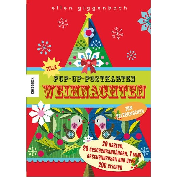 Tolle Pop-up-Postkarten Weihnachten: zum Selbermachen