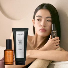 Longtake 롱테이크 헤어오일 & 트리트먼트 듀오 세트 (샌달우드/블랙티앤피그) Longtake Hair Oil & Treatment Duo Set (Sandalwood/Black Tea and Fig)