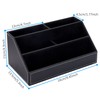 Jesustree Desk Organiser with 5 Compartments, Multifunctional Leather Office Pen
