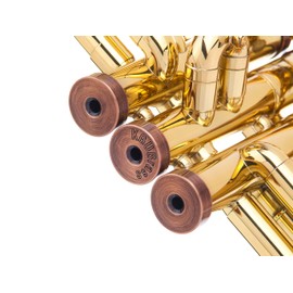 Trumpet Trim Kit for improving the sound. for all Yamaha & Stomvi Trumpet. Custom made KGUBrass (LIGHT, Antique Copper Lacquer)