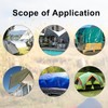 Moicstiy 20 Pcs Tarp Clips, Movable Tarp Tie Down Clips,