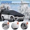 Universal SUV MPVHalf Car Cover Waterproof All Weather, Hail Protector