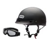 MMG Half Open Face Helmet Motorcycle Cruiser Classic DOT -