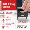 Promot Air Mail - Self Inking Rubber Stamp - Ink