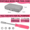 24 PCS Pink Tool Kit for Women Ladies, Home Small