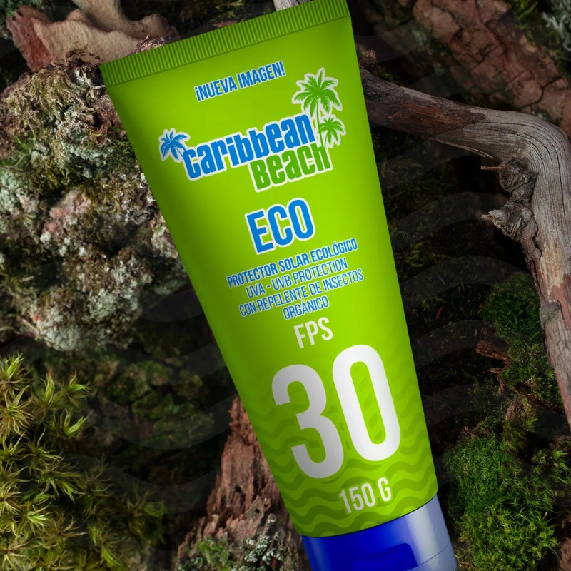 Protector Solar Caribbean Beach Fps30 Repelente Insectos150g