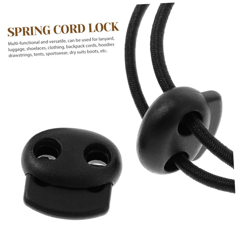 Operitacx Sets Spring Cord Lock End Stoppers Cord Locks for