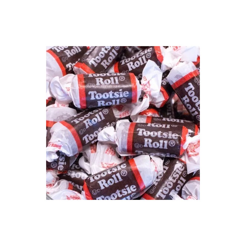 Tootsie Roll Original Chewy Chocolate Candy Chews BULK CANDY- TWO