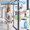 Window Vacuum Squeegee with Extendable Pole, Electric Window Cleaner Tool
