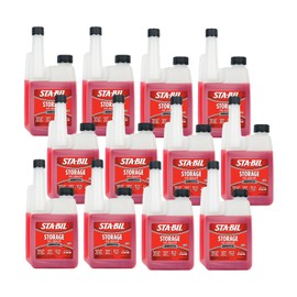 STA-BIL Storage Fuel Stabilizer | Keeps Fuel Fresh for 24 Months, Prevents Corrosion, Gasoline Treatment Additive that Protects System, Gas Stabilizer for Storage, 16 oz. (12 Pack)
