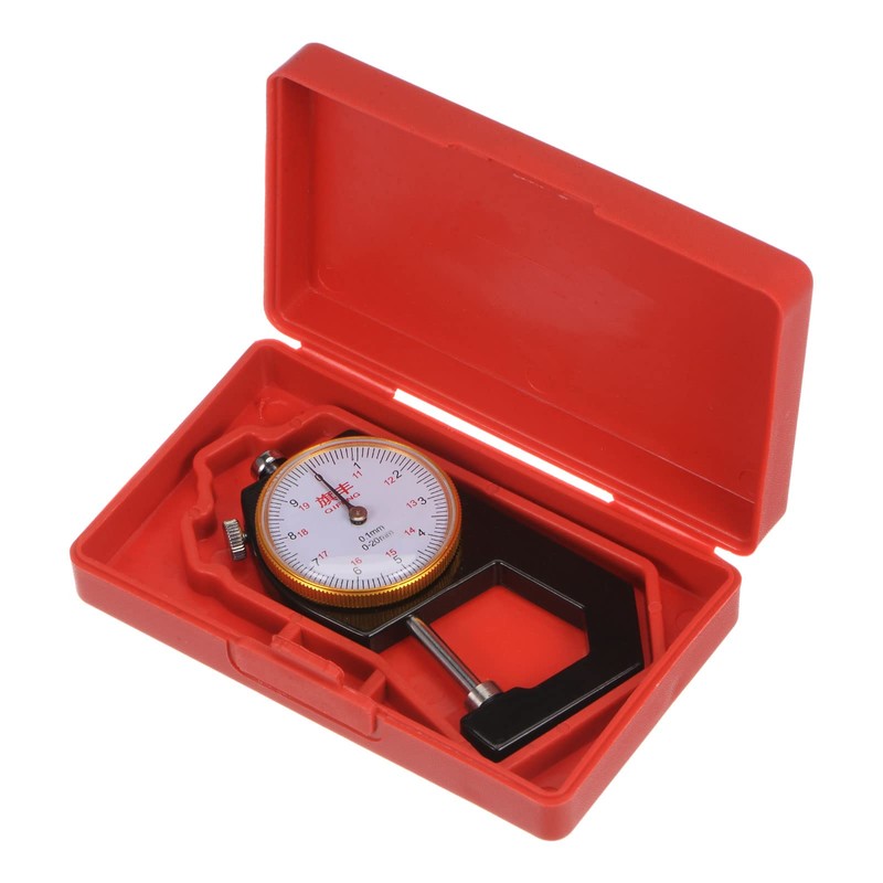 HARFINGTON Thickness Gauge 0-20mm | 0.1mm Mechanical Dial Thickness Tester