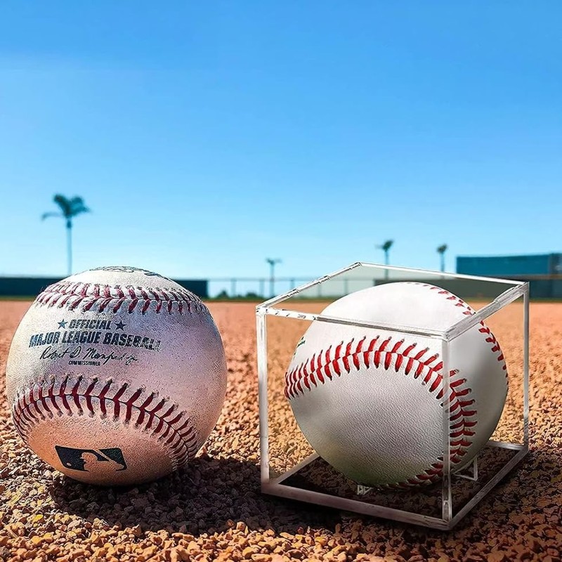 Baseball Ball Case Sign Commemorative Home Run Ball Collection Acrylic