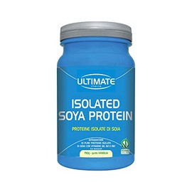 Ultimate Italia Isolated Soya Protein – Proteine 100% Vegetali – Ideale per Vegani e Intolleranti al Lattosio Gusto Vaniglia - 750g