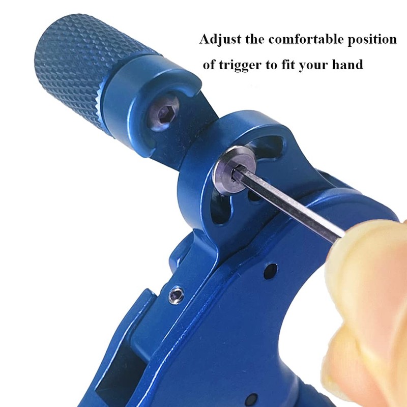 ZeoPeya Bow Release for Compound Bow,4-Finger 360° Rotate Caliper Thumb