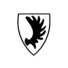 #A567 East Prussia Elk Home Car Crest Emblem Sticker Black 10 x 8 cm