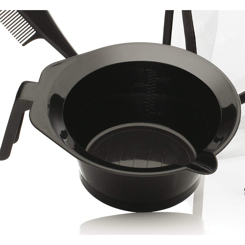 Kosmetex 7 Piece Hair Dye Brush Hair Clip Mixing Bowl