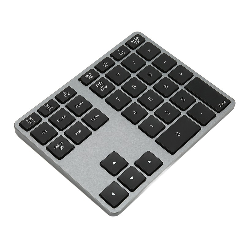 Wireless Number Pad 35 Keys Scissor Switch BT5.0 Aluminium Alloy