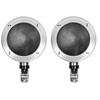 Rockville 2 MAC40S 4" Chrome Swivel Aluminum Tower Handlebar Speaker